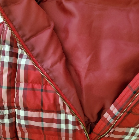 Talbots  Plaid Puffer Vest - Picture 7 of 8